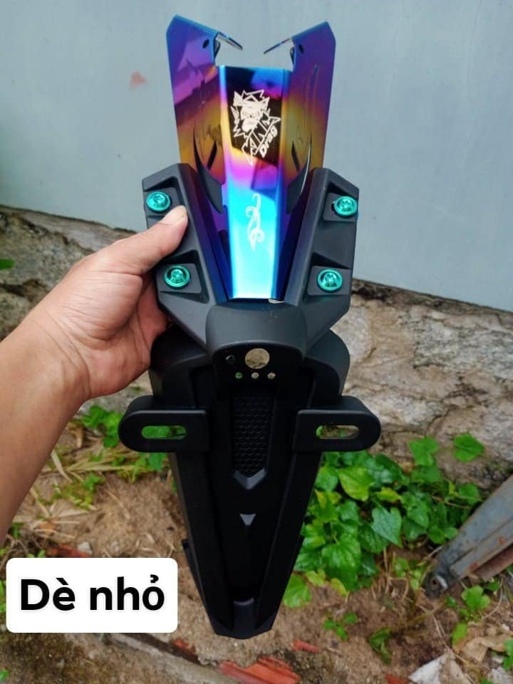 Combo dè malay nhỏ full pát titan +4 ốc gr5 gắn xe exciter 150
