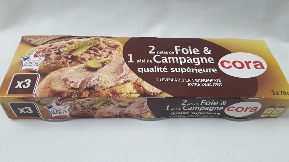 [HCM]Pate Cora Pháp (3 x 78g)