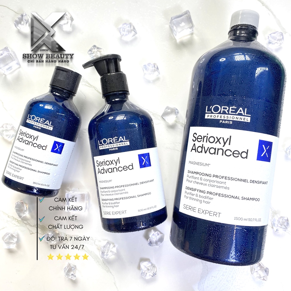 Dầu Gội Làm Dày Tóc, Giúp Kích Thích Mọc Tóc Serioxyl - Loreal Professionnel