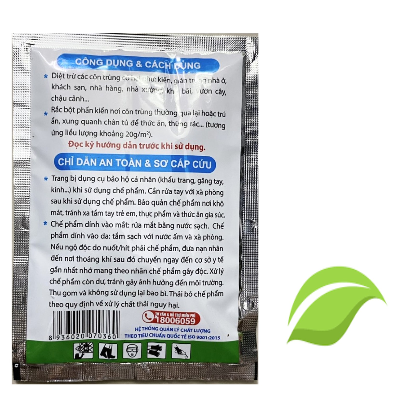 Bột Phấn Kiến Vipesco - Diệt Trừ Kiến Gián - #019B# 50g