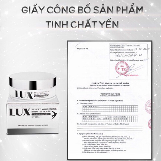 [HCM][CHÍNH HÃNG] KEM BODY LUX SOHERBS DƯỠNG TRẮNG MỜ THÂM