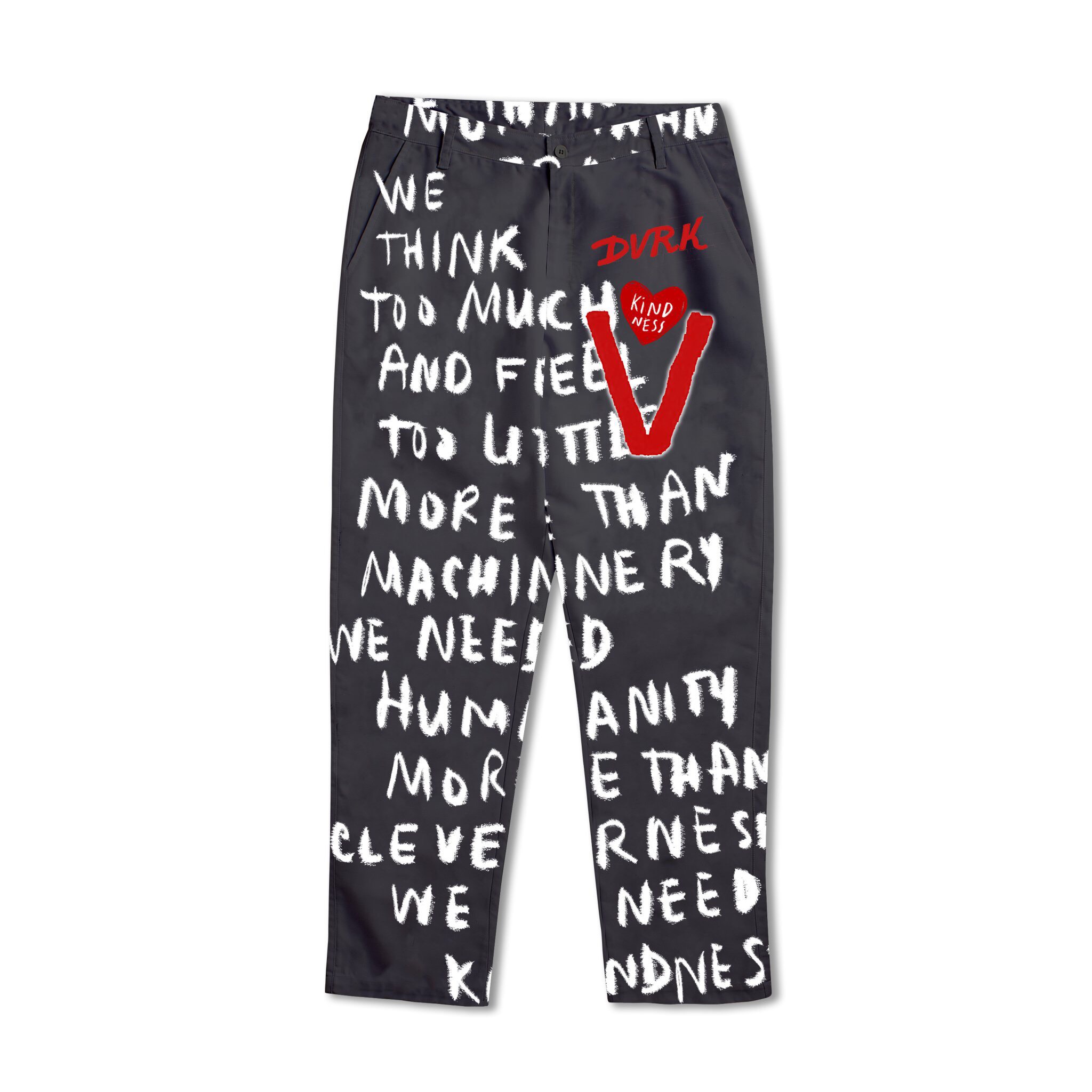 Dvrk - quần dài kindness trousers - dvrk - 20ss