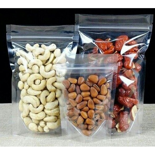 1KG TÚI ZIPPER 2 MẶT TRONG SUỐT