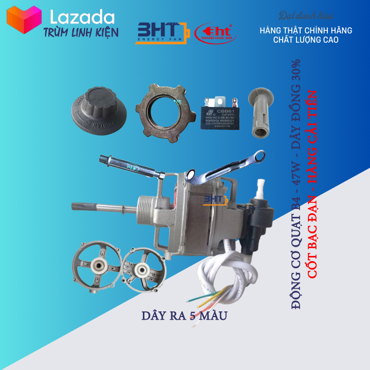 MOTER B4-47W / 220V FULL PHỤ KIỆN