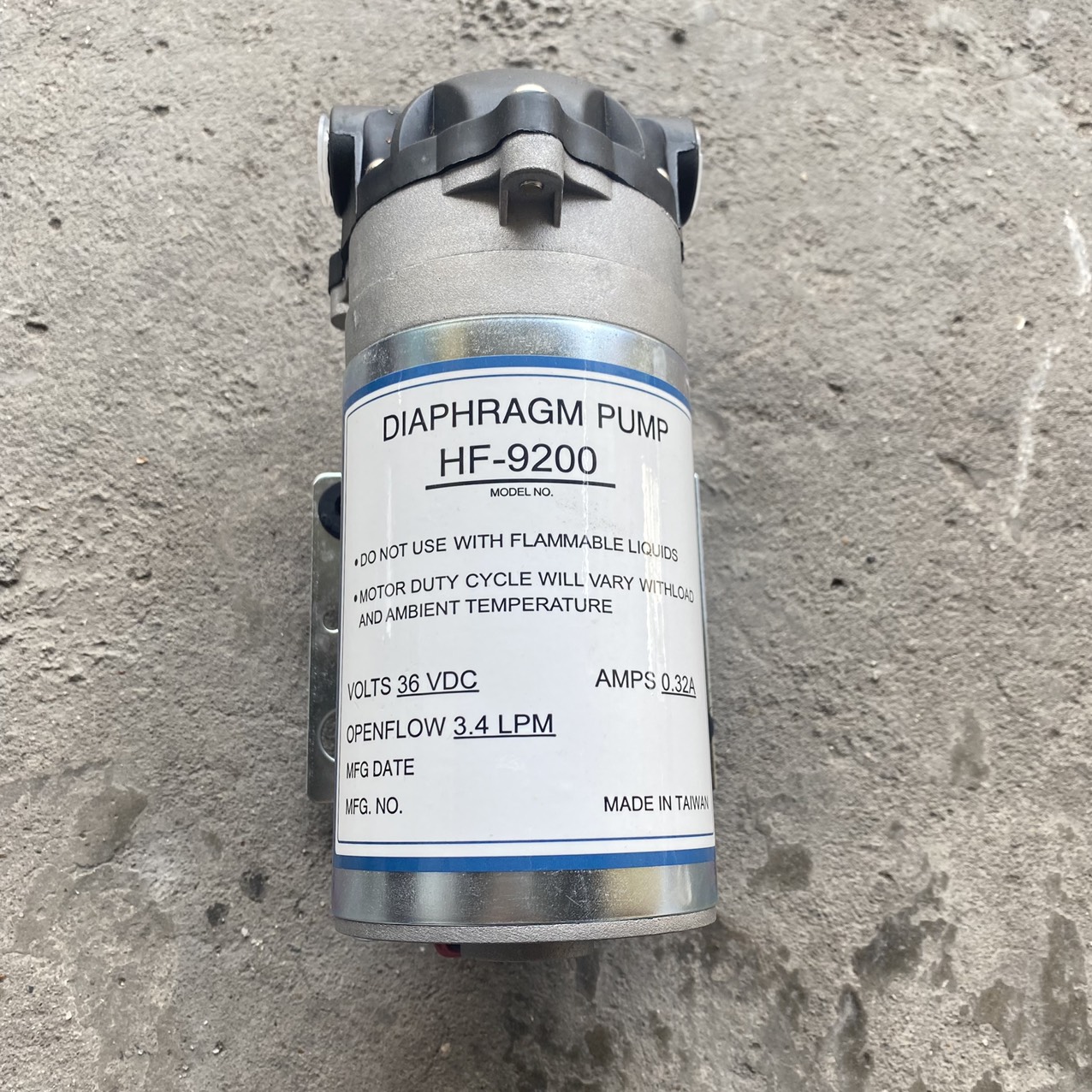 Bơm 36V Đài Loan HF-9200 chưa bao gồm adapter