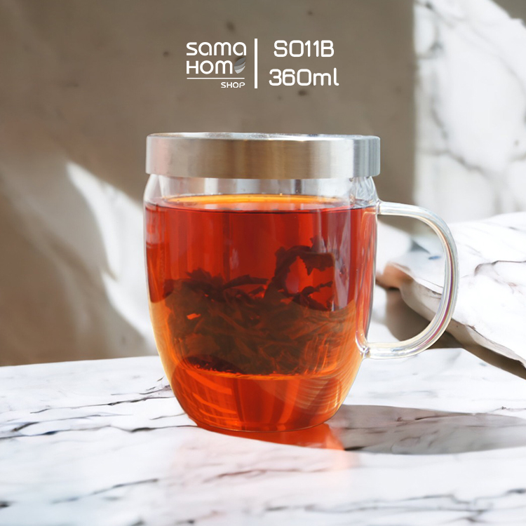 Ly lọc trà thủy tinh Samadoyo S011B 0.36L