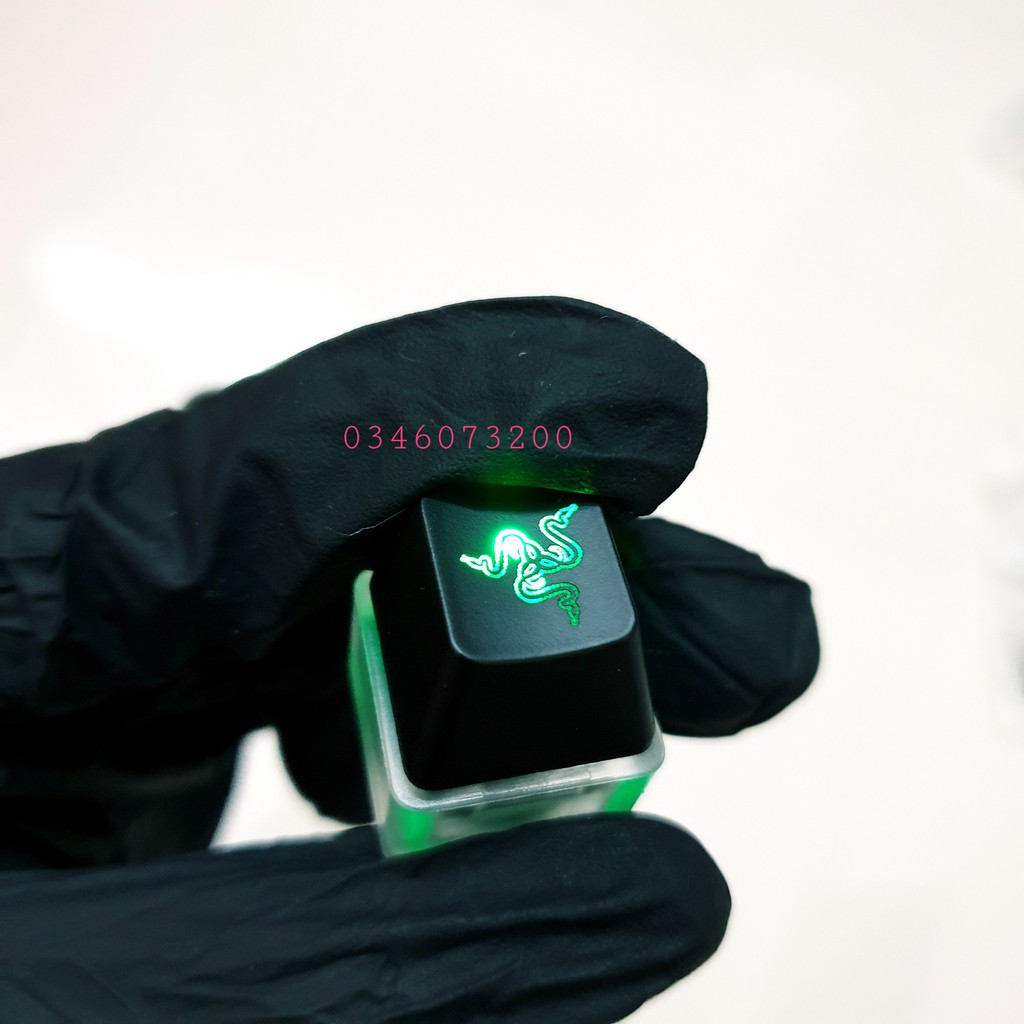 Razer Keychain, Razer Keycap, Móc Chìa Khóa Keycap Có Led