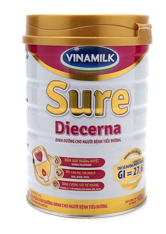 Sữa bột Sure Diecerna 900g(mẫu mới)
