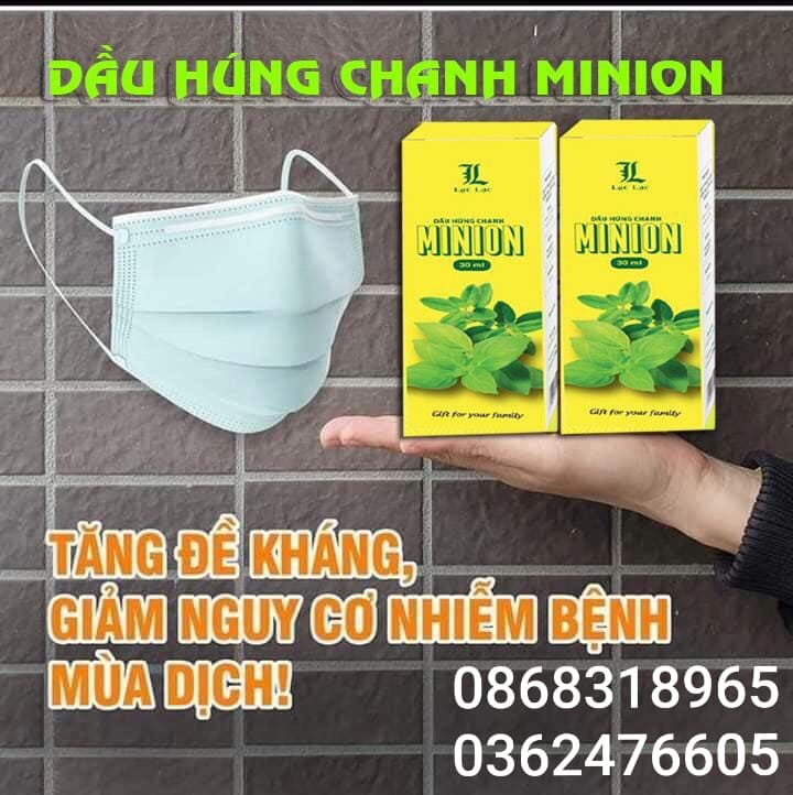Dầu húng chanh minion (kháng sinh tự nhiên)