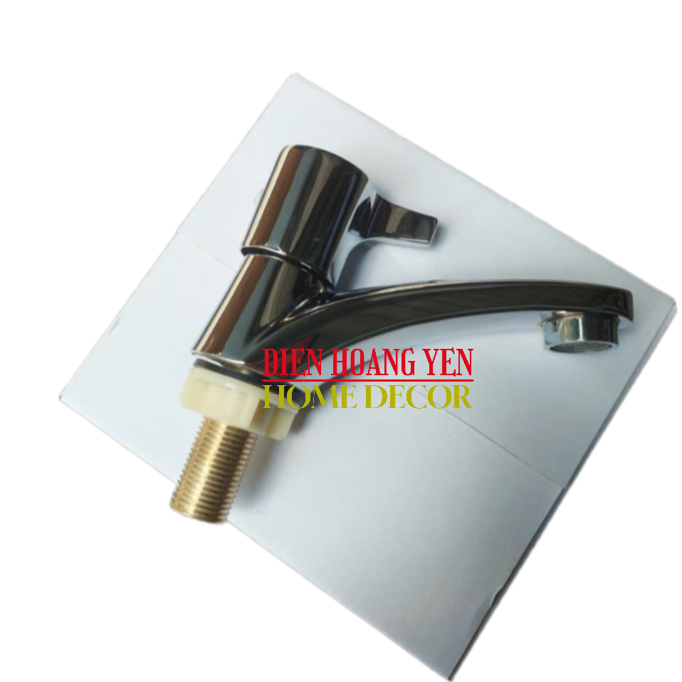 vòi lavabo lạnh gắn chậu rửa mặt đồng thau mạ crom dễ thay thế