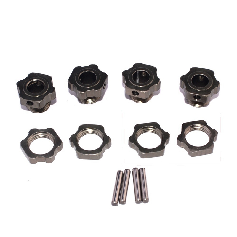 thumbnail image 2 of 4-Pack RC Car Wheel Hex Adapters - 12mm To 17mm Conversion With 15mm Offset Extension 2 of 10