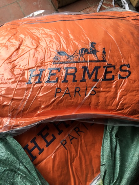 Cặp 2 Gối Hermes Paris Cao Cấp