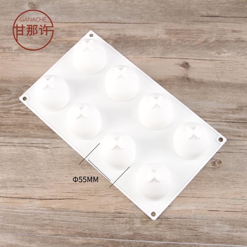 Gan Đó Xu KEREO 8 THẬM CHÍ Đào Kiểu Pháp West Point Quả Đào Mật Silicone Bánh Bộ Tạo Khuôn Hình Nướng Bộ Tạo Khuôn Hình