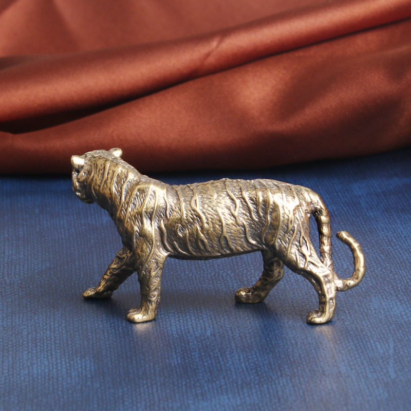 Tượng Phong Thủy Hình Con Hổ (Kích Thước: 6.5cm x 3.3cm)