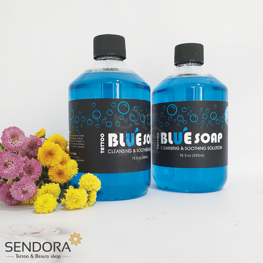 Dung dịch vệ sinh hình xăm Blue Soap 500ml