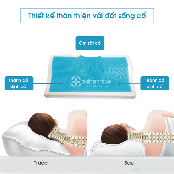 Gối cao su non điều hoà cao cấp