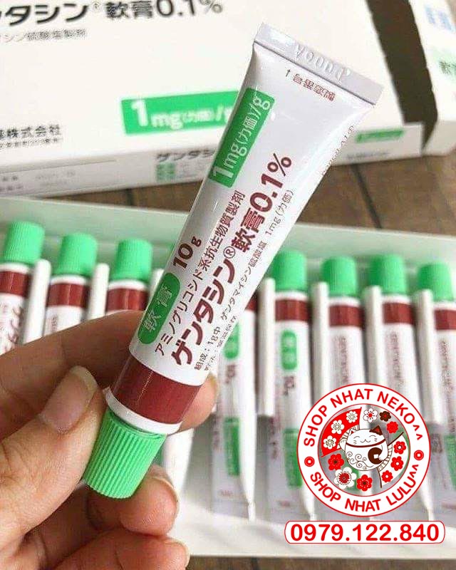 Gel hỗ trợ vết Sẹo Gentacin Nhật Bản 10gr (bệnh viên Nhật)