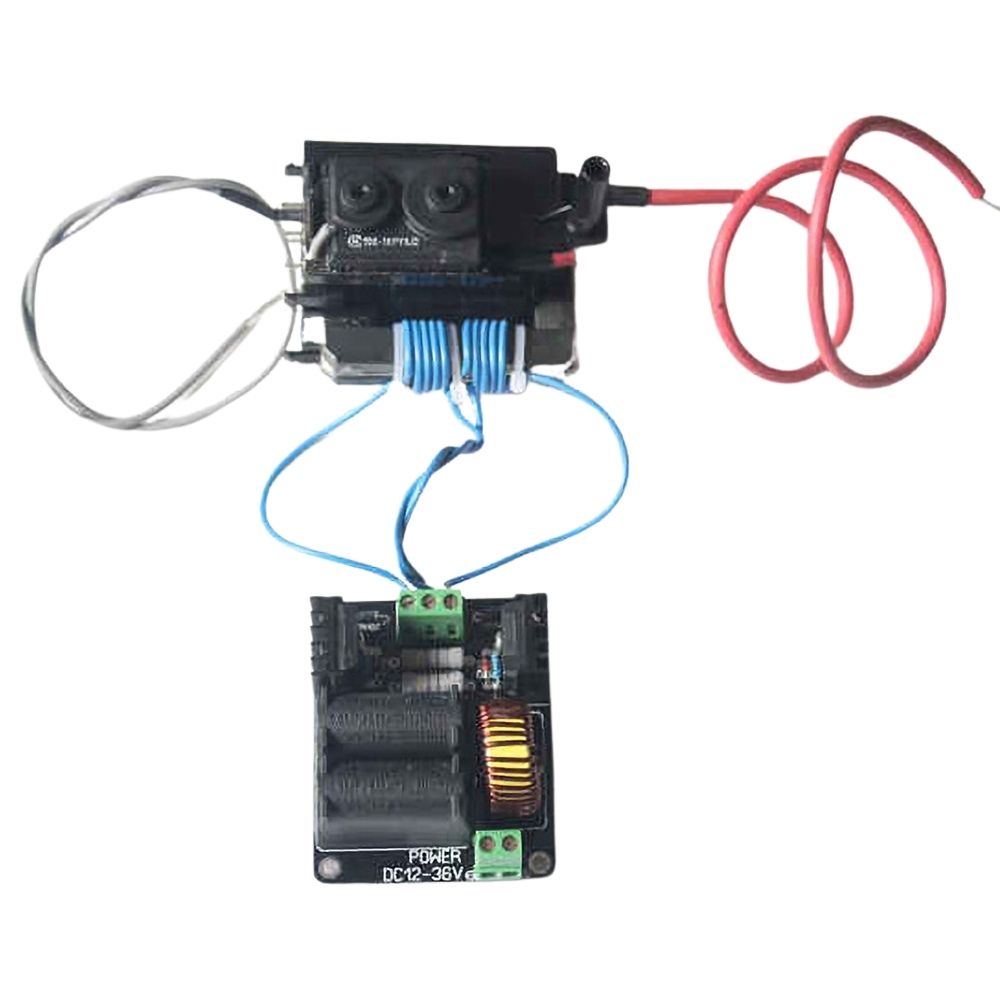 DC12-24V ZVS Coil Driver Board Flyback Driver Module with Ignition Coil High Voltage DC Power Supply Replacement for Tesla