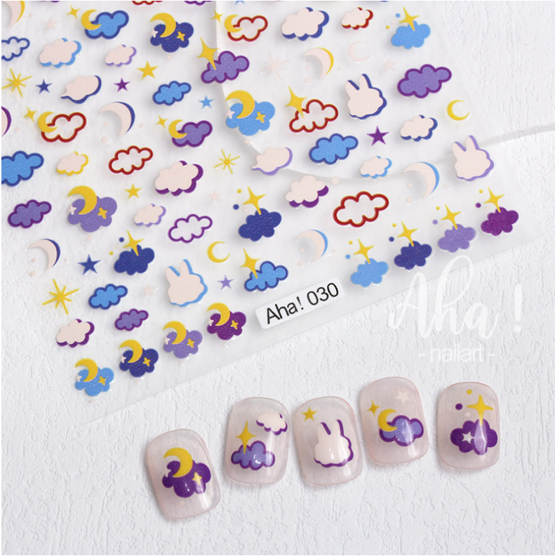 Hình dán móng tay - Sticker dán móng mã số A030