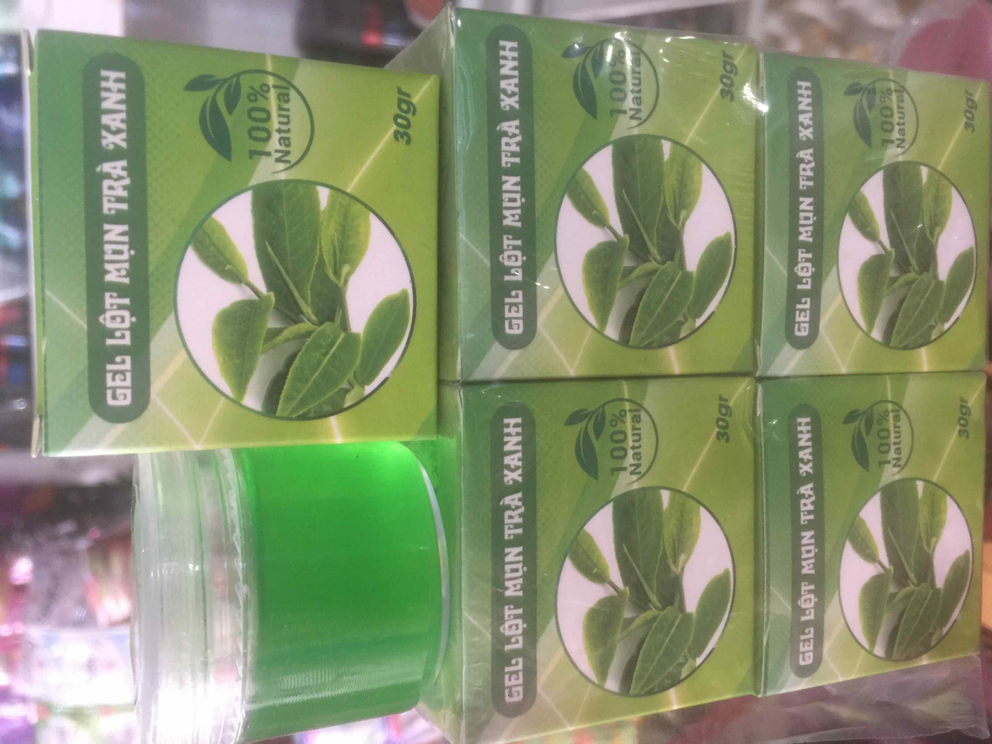 Gel lột mụn trà xanh