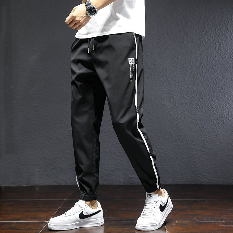Summer thin pants men s quick-drying casual sports pants handsome and