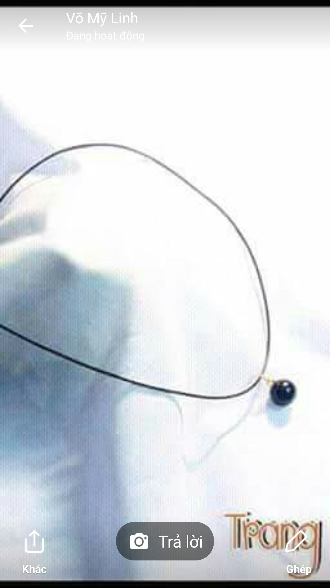 Vòng Chocker cổ hạt đen,  hạt trắng