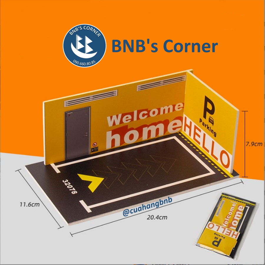[BNB's Corner] Mô hình gara xe hơi tỉ lệ 1:32 bằng formex