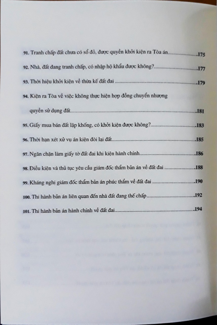 101 Tư vấn Pháp luật Thường thức về Đất đai