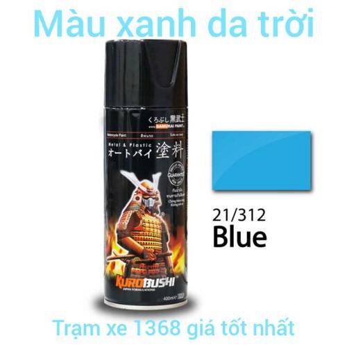 SƠN SAMURAI SƠN XỊT MÀU XANH DA TRỜI MÃ MÀU 312