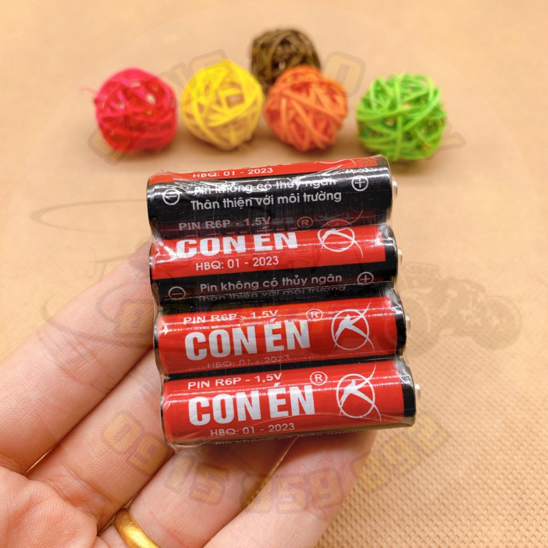 Pin tiểu AA 1.5V Con Én màu đỏ