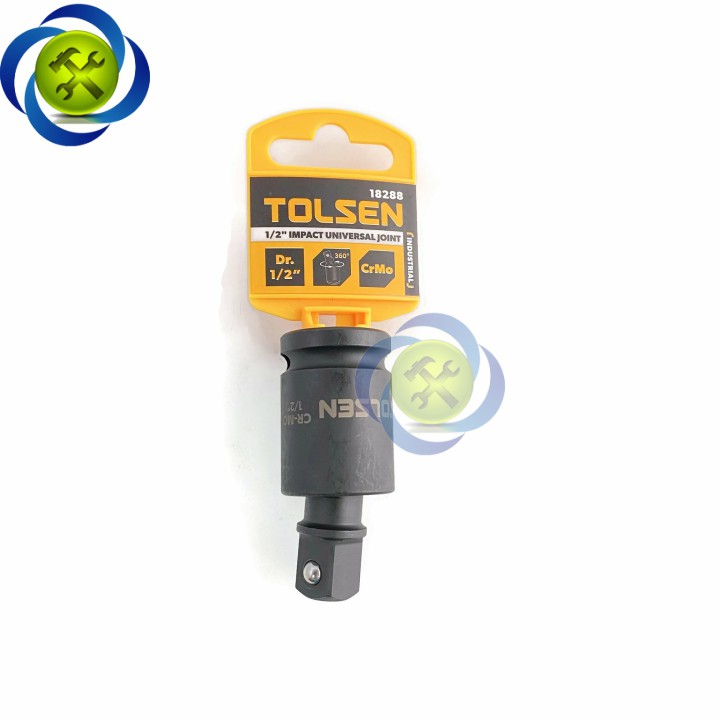 [HCM]Đầu nối lắc léo đen 1/2 Tolsen 18288