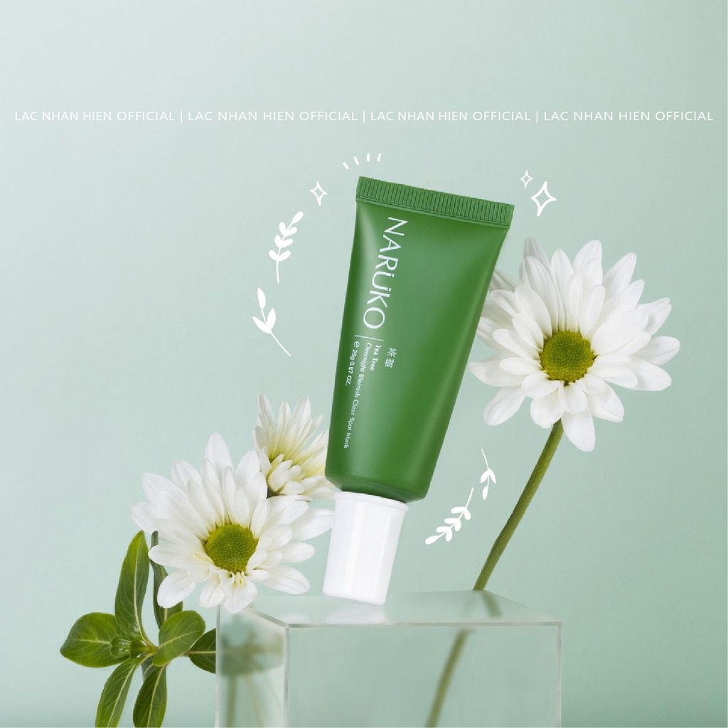 KEM CHẤM MỤN BAN ĐÊM NARUKO TEA TREE OVERNIGHT BLEMISH CLEAR SPOT MASK