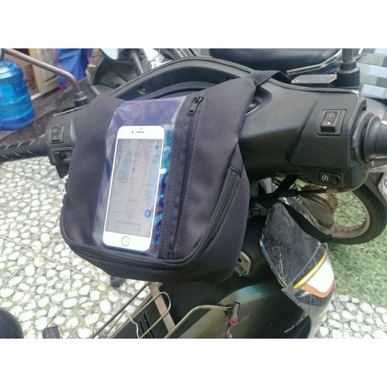 [HCM]Túi treo xe máy Đứng- Túi cho Dân công nghệ Grap Govie Shipper- Túi đa Năng Chiwawa