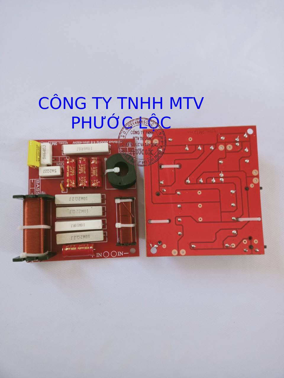 MẠCH PHÂN TẦN LOA ( 1BASS+1 TRUNG+1TREBLE)-1 CẶP