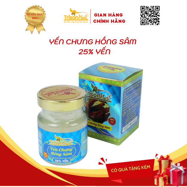 [YẾN SÀO TRÍ SƠN] YẾN CHƯNG 25% HŨ