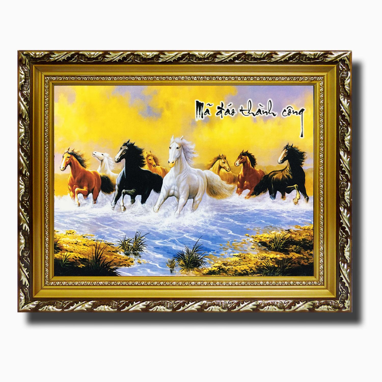 Tranh treo tường  - Mã Đáo Thành Công 01 - Tranh Mỹ Thuật Minh Hiền