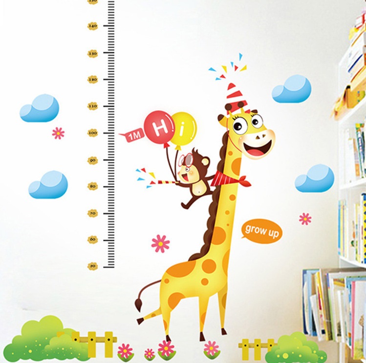 [HCM]Decal đo chiều cao cho bé Grow up