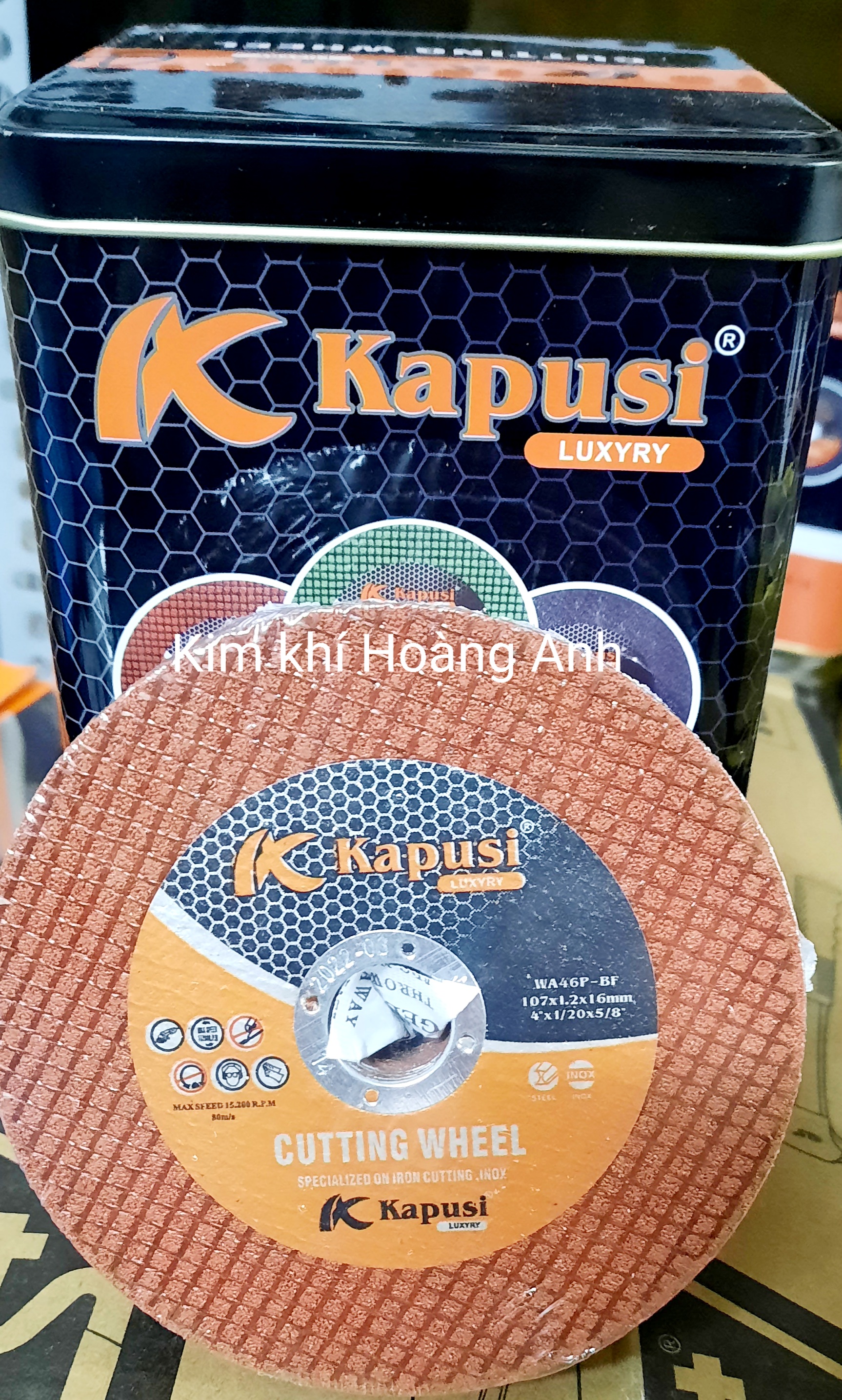 Đá cắt sắt, đá cắt inox Kapusi