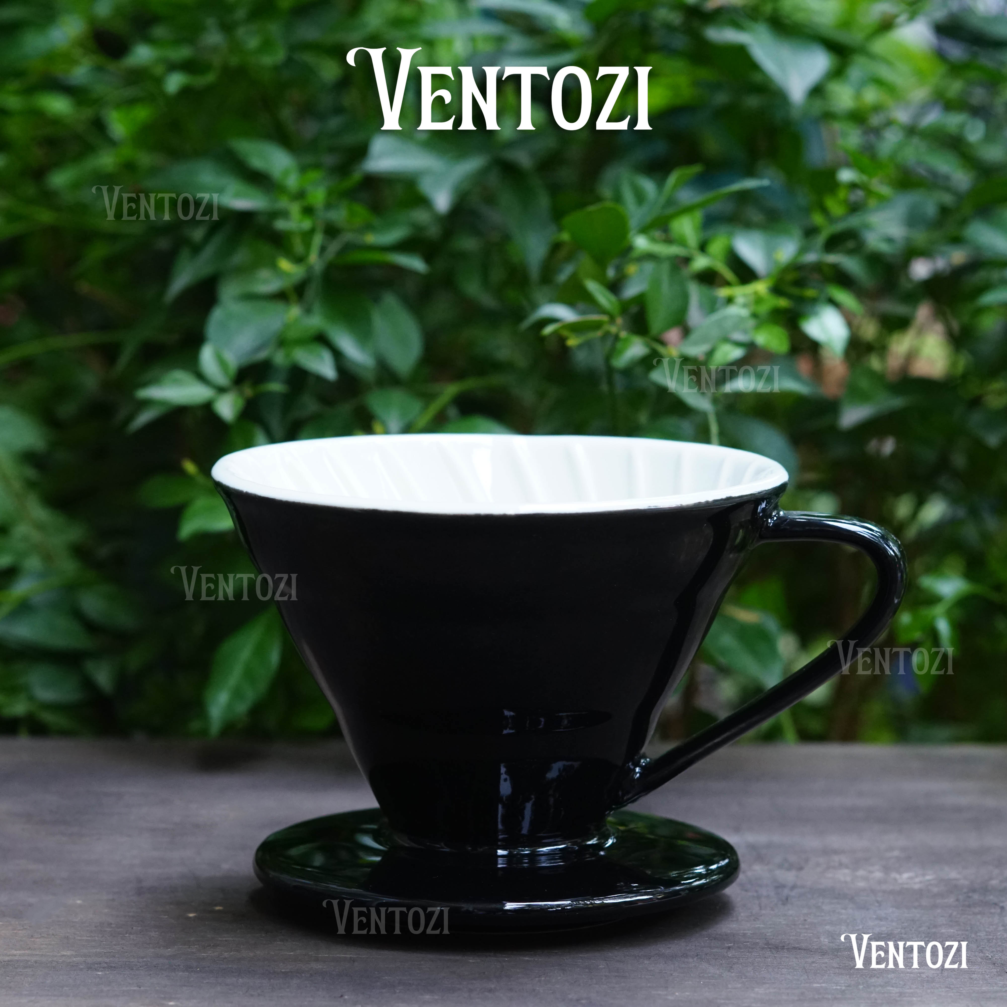 Phễu V60, phễu pha cà phê V60 bằng sứ pha Pour Over