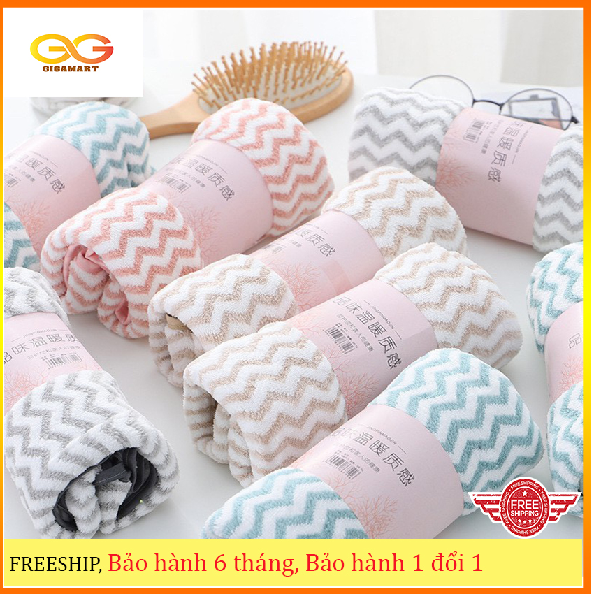 Khăn Mặt Hàn Quốc Vân Kẻ sọc cao cấp kích cỡ 30x50cm, khăn mặt, khăn lau đa năng, khăn lau tóc