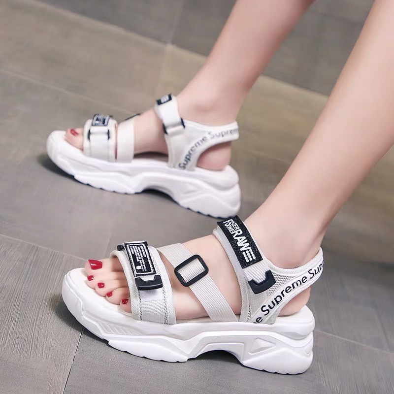 (S115) Sandal nữ đế 5 phân quai Superme Superme