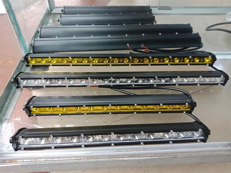 Đèn led bar 1 hàng Trắng 50Cm Lõm Runlai  đèn gầm led bar dài 50cm ánh sáng trắng