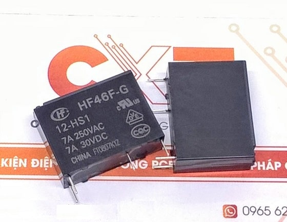 HongFa Relay 7A 12V (4 chân) HF46F-G/12-HS1