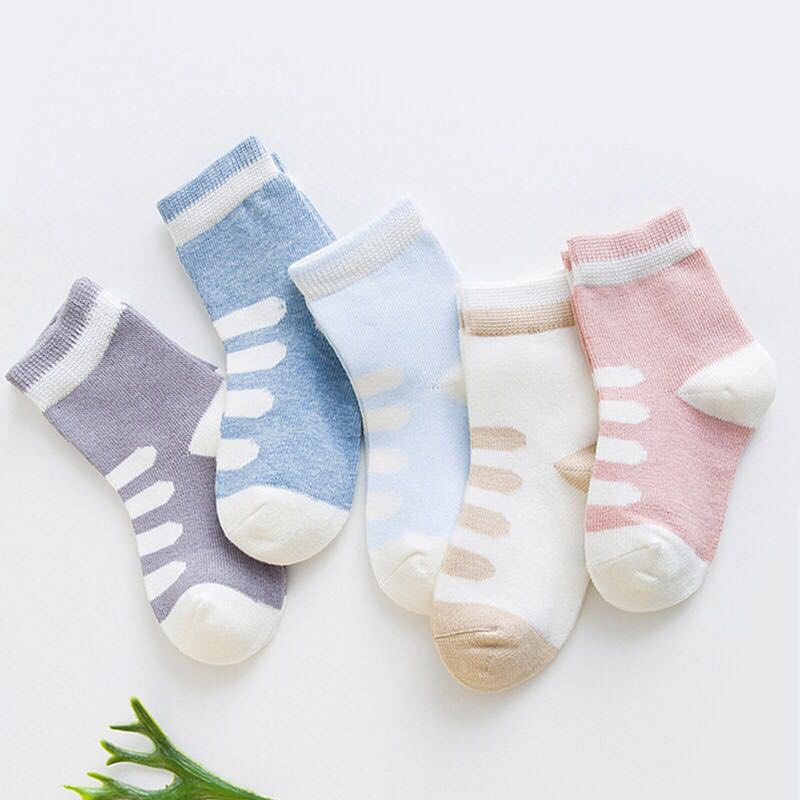 Set 5 đôi tất cho bé 0-6 tuổi