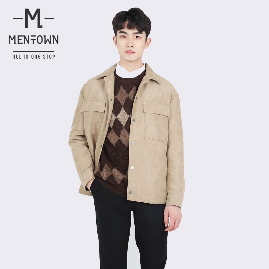 Áo khoác da lộn Spao