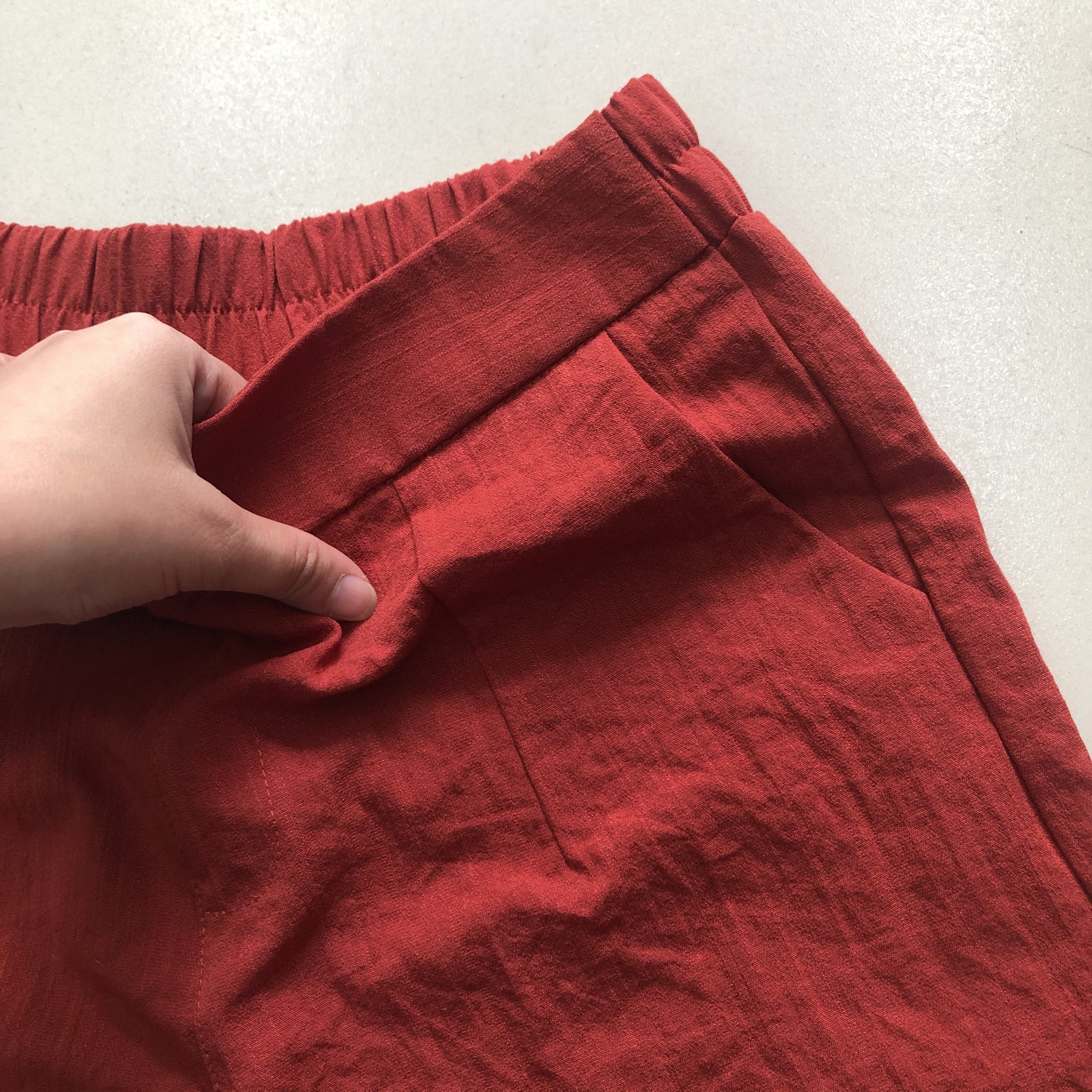 Quần Short Linen Nữ Lưng Cao C69 - Seven Stars