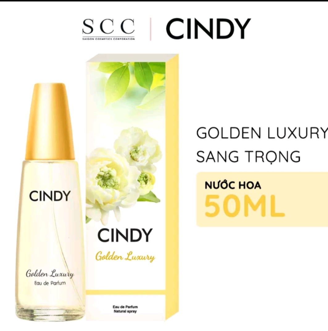 NƯỚC HOA CINDY EAU DE PARFUM 5 MÙI HƯƠNG 50ML.