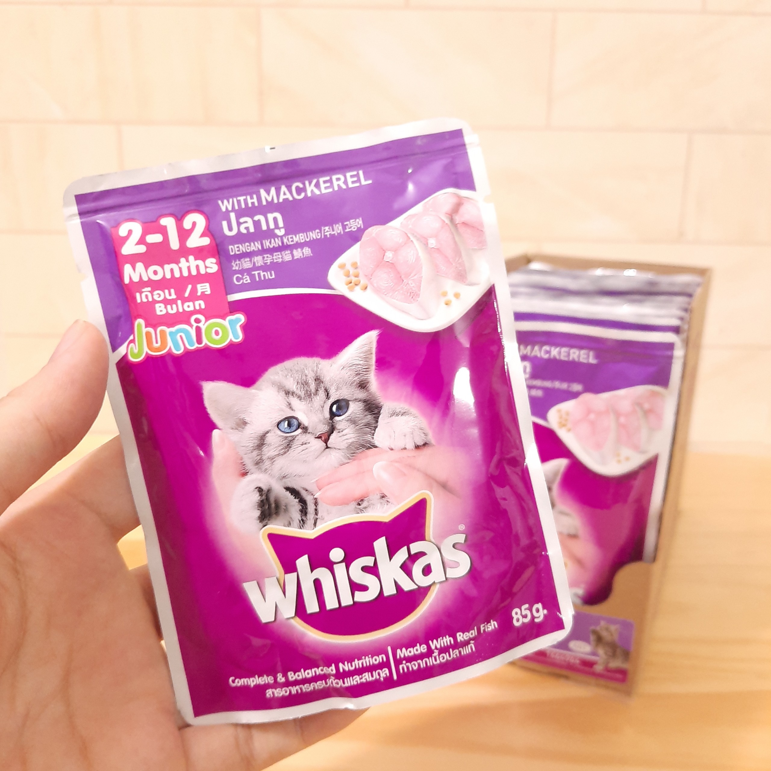 Thức Ăn Cho Mèo Con - Pate whiskas Junior 80g