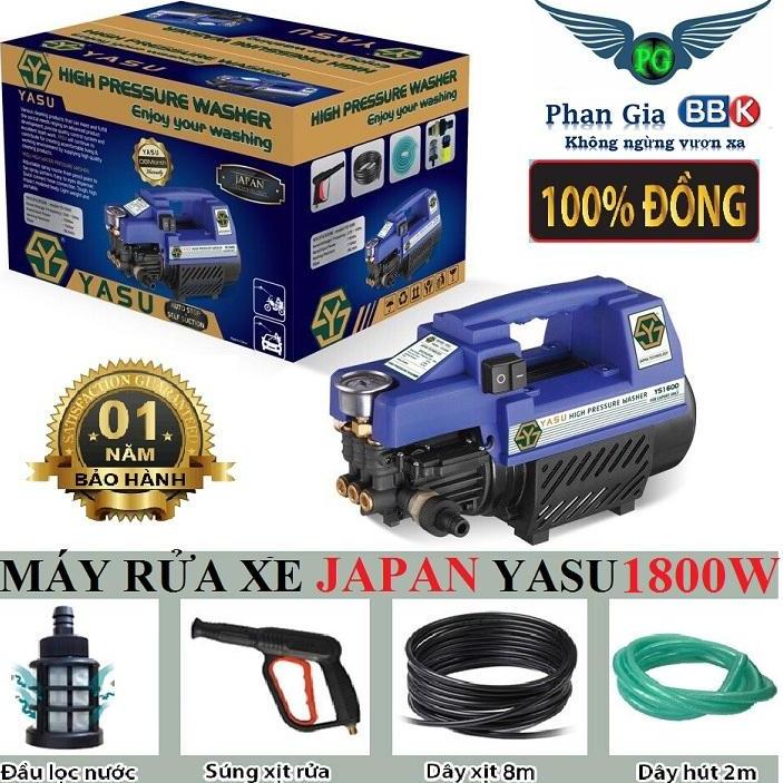 Máy rửa xe japan technology yasu 1800w