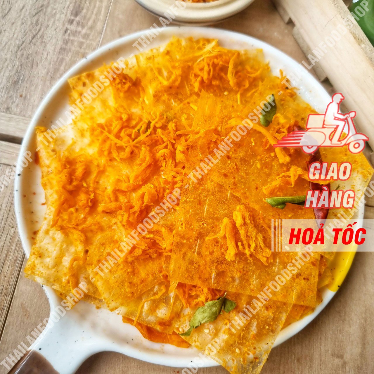 Bánh Tráng Phô Mai Mix Khô Gà
